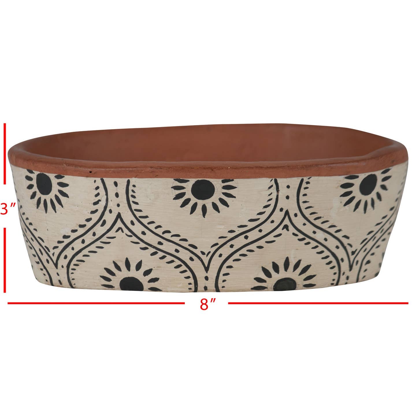 Terracotta Oval Planter