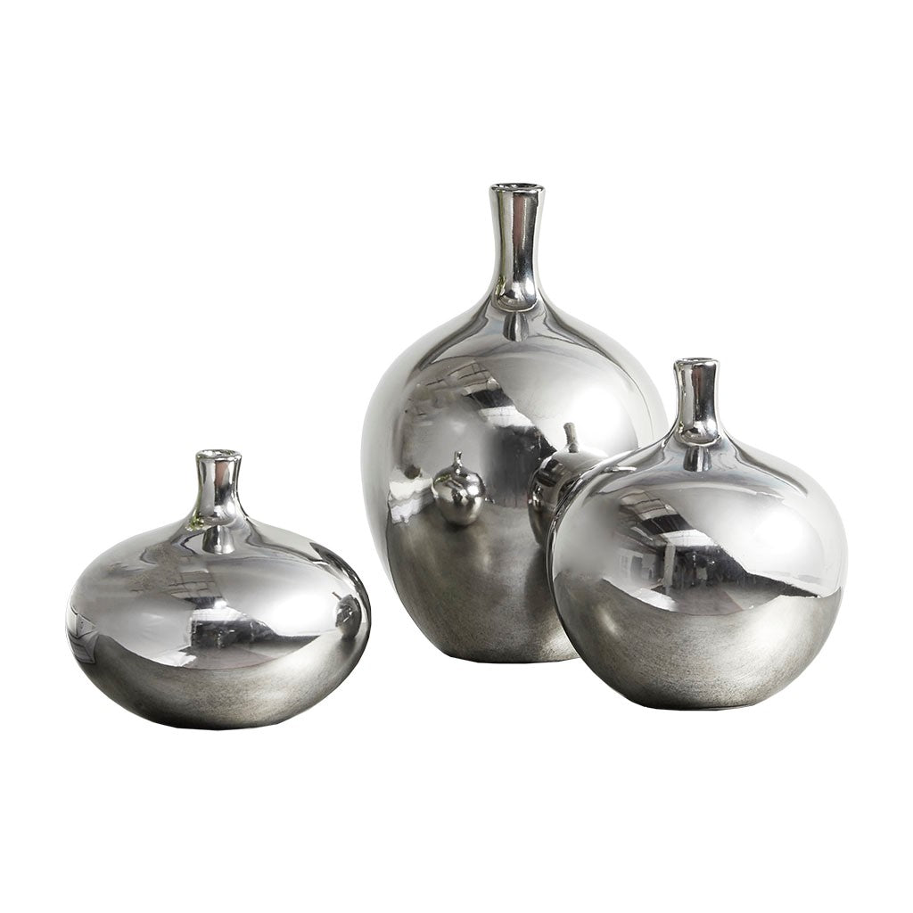 Handmade Ceramic Silver Plating Vases